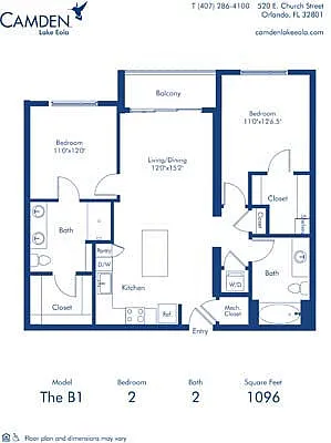 Floor plan The B1