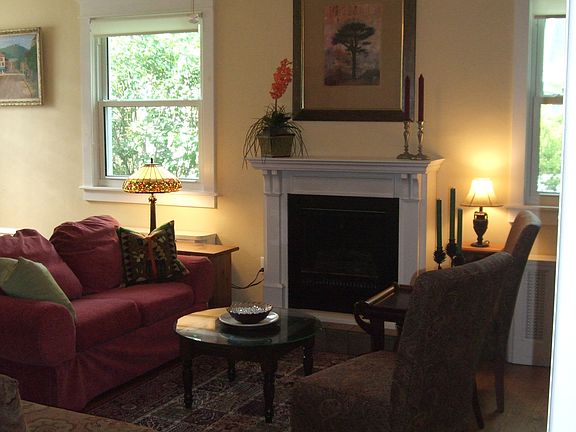 living room from dining room