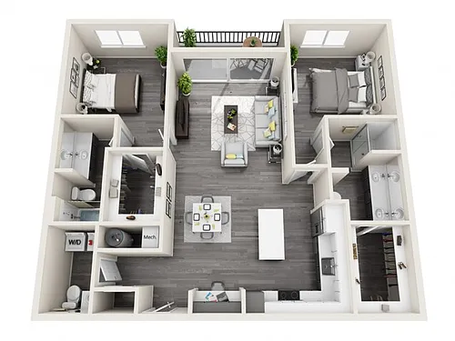 Floor plan 2C