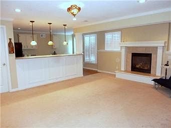 Family Room in Basement