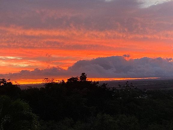 Morning sunrise from apartment