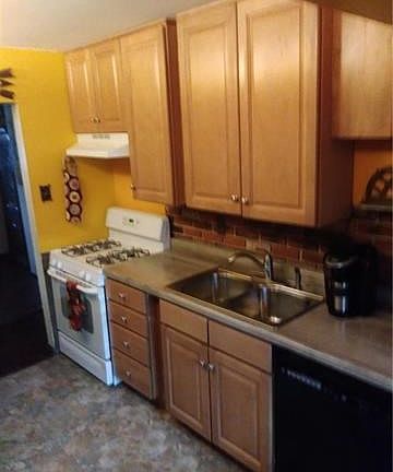 Kitchen with new cabinets!