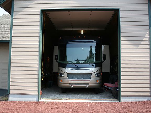 RV With Slides Open