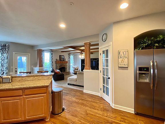 Kitchen opens to Family Room