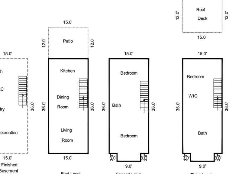Generous room layout throughout all rooms and bedrooms