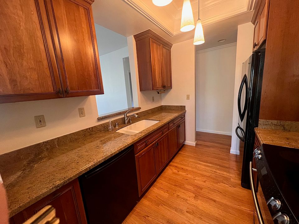 Kitchen with granite countertops