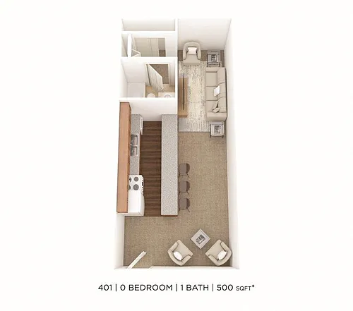 Floor plan Studio