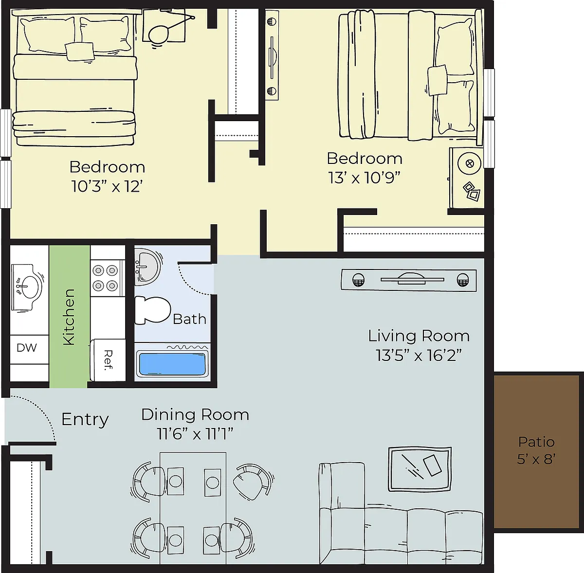Floor plan Saratoga