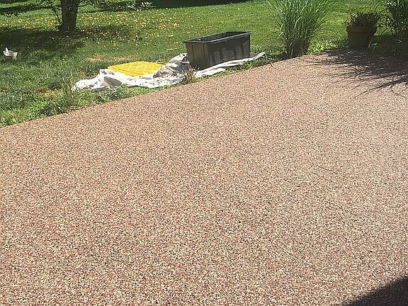 Uncovered Back Patio 16X30