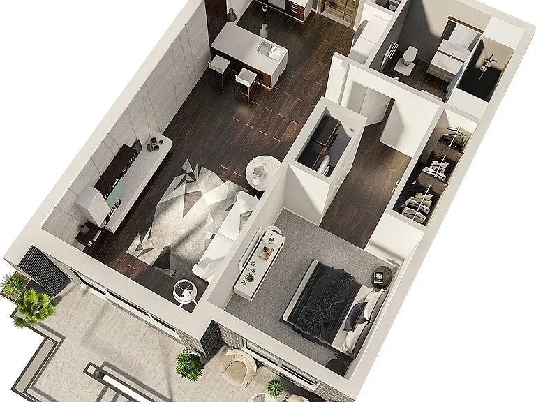 One Bedroom One Bedroom
