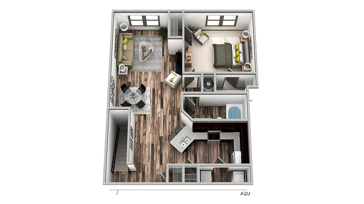 Floor plan A2U