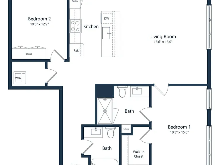 Nova Two-bedroom Aurora Nova Two-bedroom Aurora