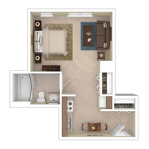 Floor plan Studio