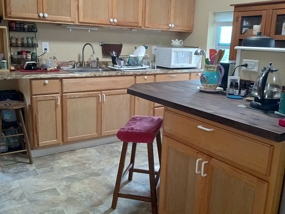 Kitchen counters and cabinets