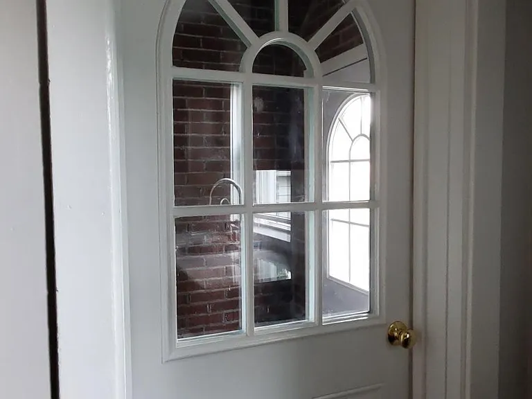 view into mud room and back entrance