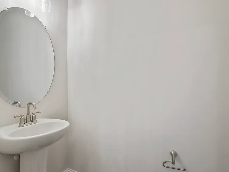 Half bathroom on the 1st floor