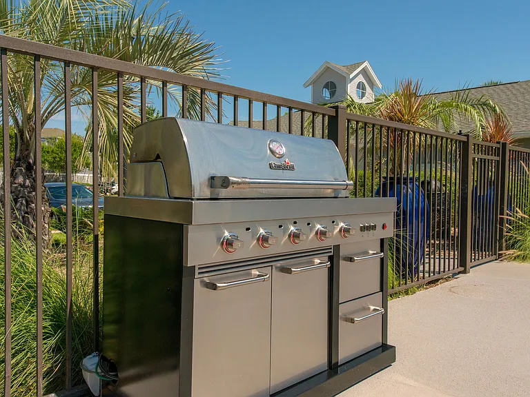 Host poolside cookouts with our convenient gas grill.