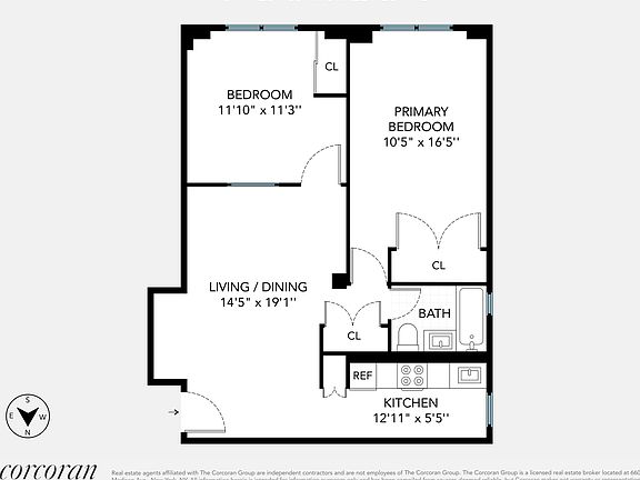 2nd image of 401 W 56th St #1M/*