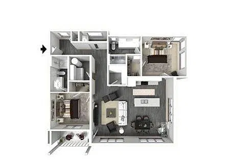 Floor plan P2 2X25 B5