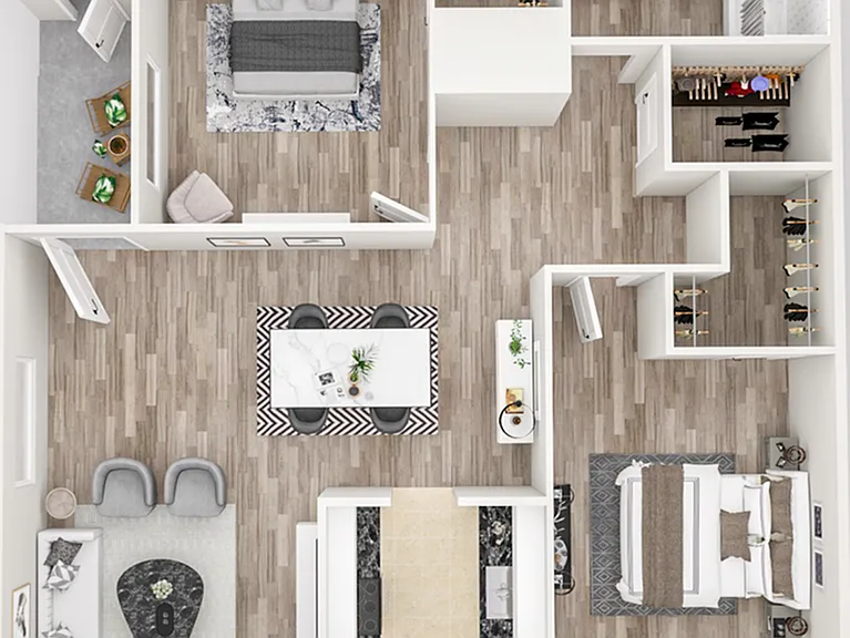 Two Bedroom One Bath Floor Plan Two Bedroom One Bath Floor Plan