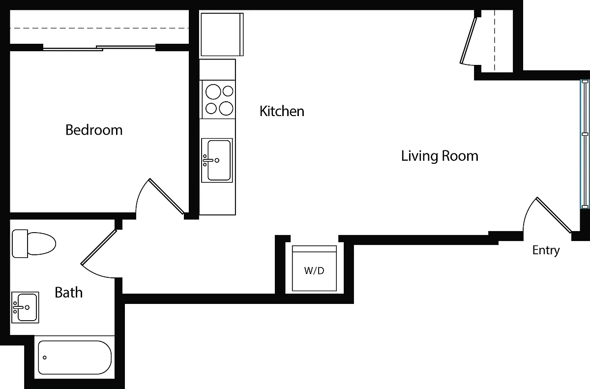 Floor plan Live Work B