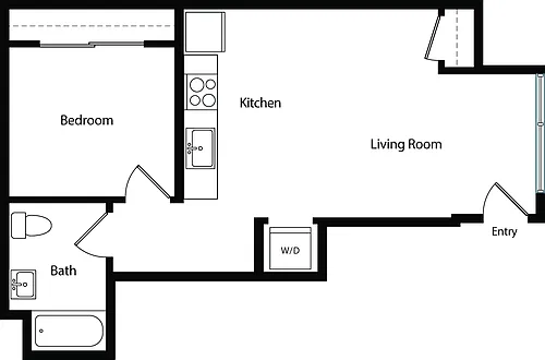 Floor plan Live Work B