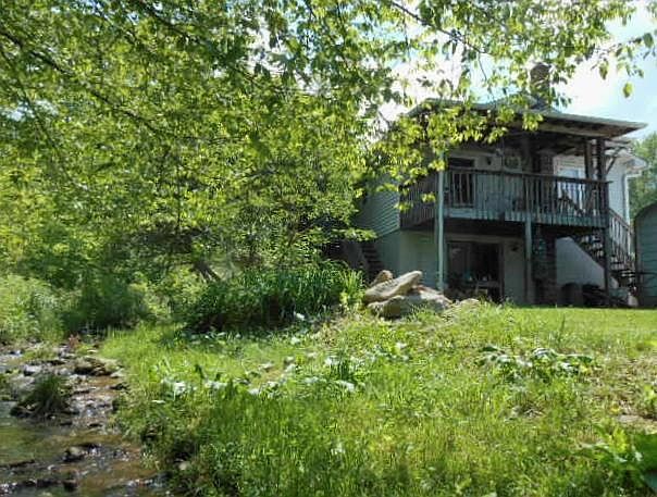 Creek runs by the house