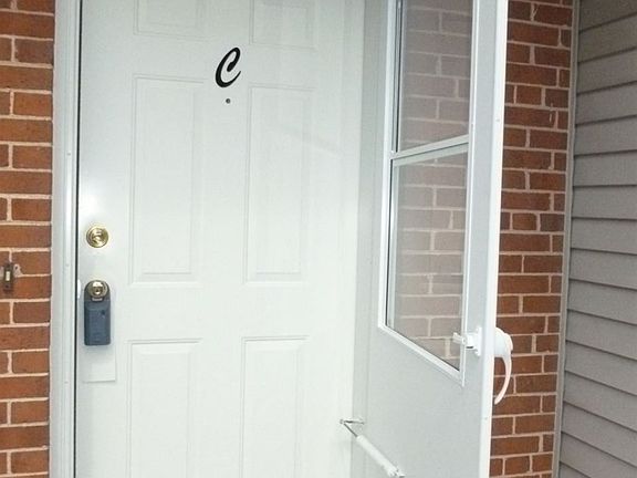 leads to a private front door.