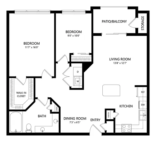 Floor plan B-B1