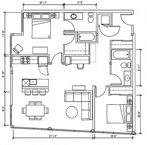 Floor plan B2