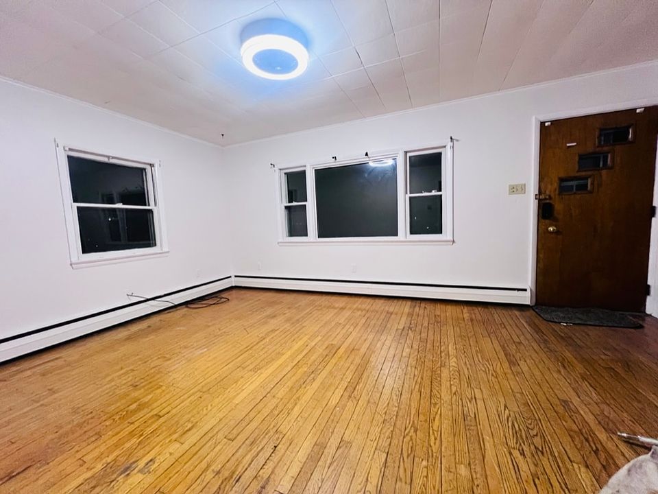 New fan light enhances the painted living room