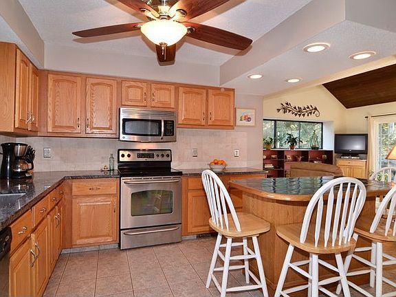 Updated kitchen with granite and SS appliances
