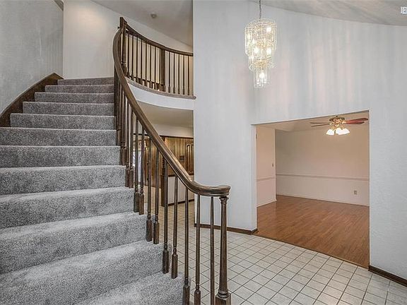 Open entry with new carpet