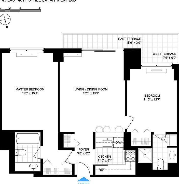 1st image of 145 E 48th St APT 26D
