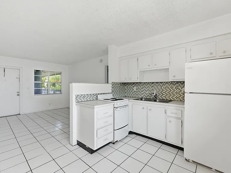 view of living room and kitchen