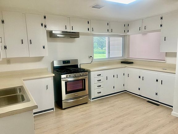 NEW PAINT AND FLOORING IN KITCHEN