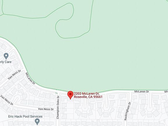 Right across from Maidu Park
