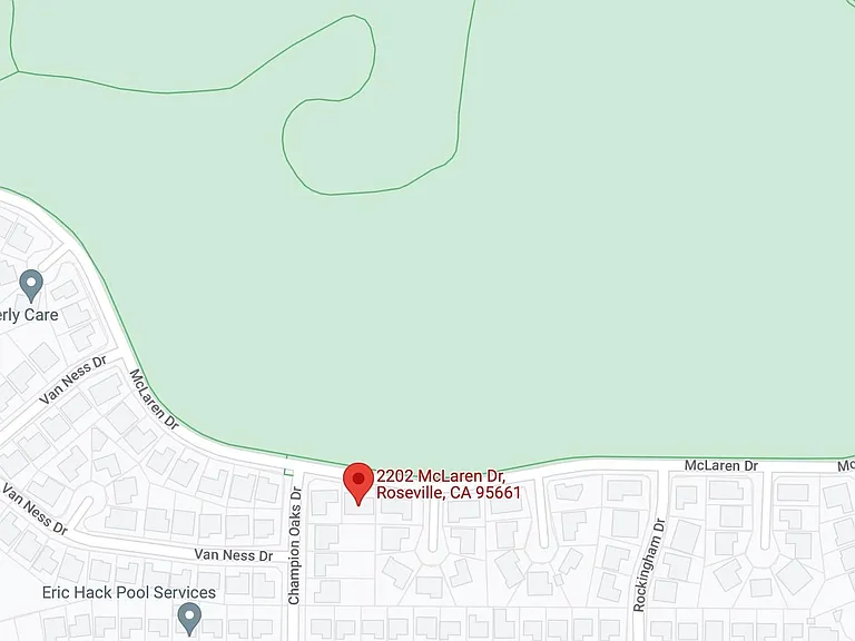 Right across from Maidu Park