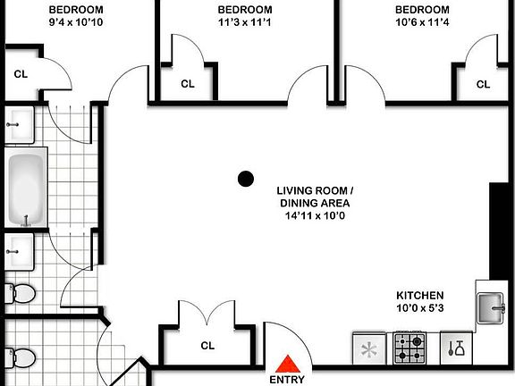 2nd image of 106 Fulton St APT 15F