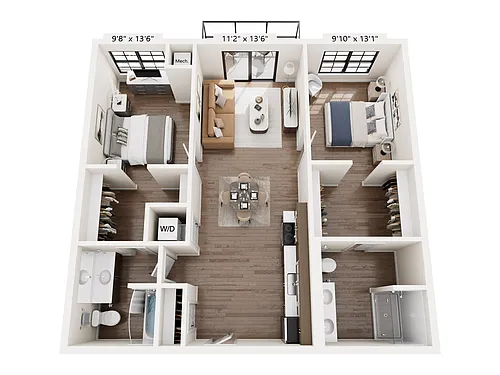 Floor plan B1