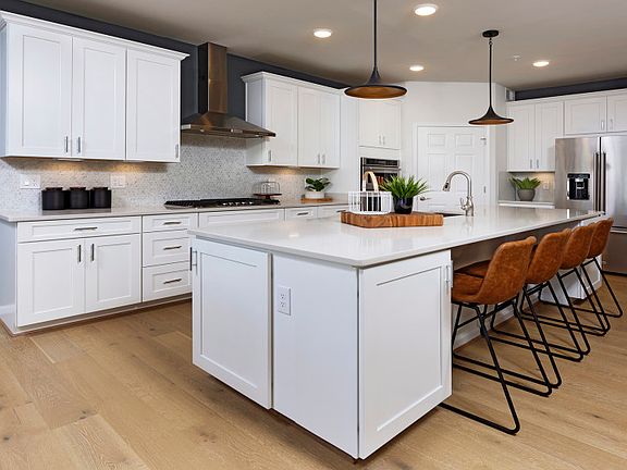 Oversized Island in the Gourmet Kitchen