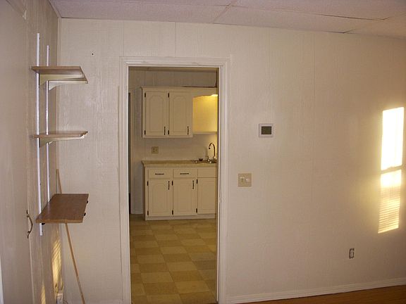 looking into the kitchen from the living room.
