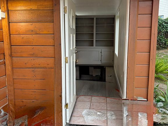 Entering the front door