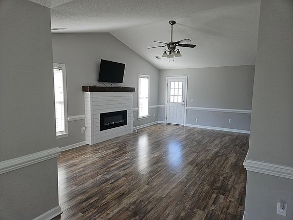 View of living room from the dining room.