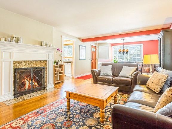 Beautiful hardwoods throughout the living room, dining room, and main floor bedrooms.