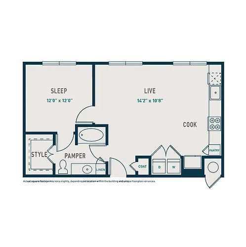 Floor plan A2S