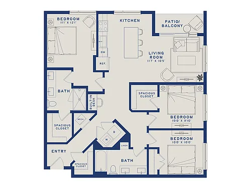 Floor plan C1