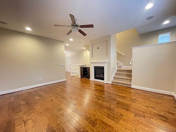Family room with fireplace