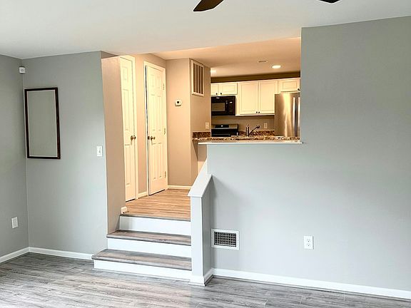 Stairs to kitchen