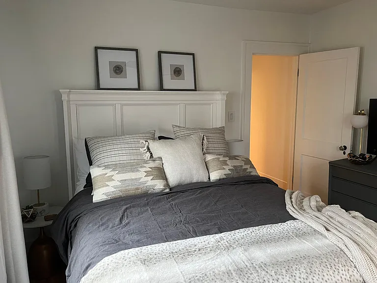 Queen sized bed